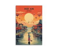 SHJNGU Vintage Poster Hoi An Vietnam Poster Decorative Painting Canvas Wall Posters And Art Picture Print Modern Family Bedroom Decor Posters 12x18inch(30x45cm)