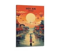 SHJNGU Vintage Poster Hoi An Vietnam Poster Decorative Painting Canvas Wall Posters And Art Picture Print Modern Family Bedroom Decor Posters 12x18inch(30x45cm)