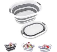 SHJOEE 40L Foldable Dog Bathtub Portable Pet Bathtub Collapsible Bathing Tub Multifunctional Washing Tub Storage Container Space Saving Organiser Outdoor Indoor Small Cats Dogs Water Pool