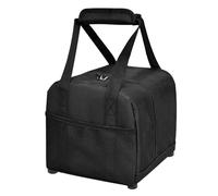 shjxi Bowling Ball Tote, Single Ball Bag, Waterproof Sports Handbag with Side Mesh Pockets, Durable Carry Case for Men Players Athlete Practice Travel Tournament Competition, 8.5x85x8inch