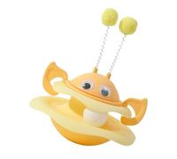 shjxi Cat Turntable Toy, Rotating Bee Play Disc, Interactive Exercise Spinner, Compact Tumbling Cat Activity Plate, ABS Pet Enrichment Gear, Small Medium Cats Indoor Play 9.84in