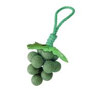 shjxi Catnip Grape Chew Toy, Interactive Kitten Simulation, Textured Bite-Resistant Design, Calming Exercise Aid for Indoor, Boredom, Playtime, 4.72x2.36x2.36 Inches
