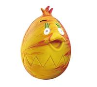 shjxi Easter Egg Dog Toy, Colorful Rubber Chicken, Shape Holiday Pet Egg, Long Lasting Rubber Construction For Small & Large Dogs, 2.48x2.48x3.66 Inches, 90g