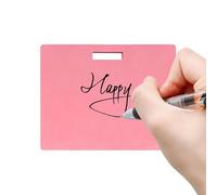 shjxi Erasable Badge Notepad, Rewritable Note Holder, Pocket Notepad Tag, Erasable Reusable Writing, Lightweight Durable Clip Design, 3.74 x 1.77 x 0.08 inch, for Identification Name Business
