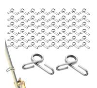 shjxi Fence Post Clips, Stainless Steel Clamps | Fiberglass Post Clip | for Livestock Enclosure Agricultural Pasture Management Outdoor Garden Greenhouse Cattle