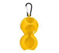 shjxi Golf Ball Holder, Portable Ball Pouch, Golf Storage Clip, Carabiner Attachment Design, Compact Protective Storage, 5.2x1.77 inches, for Men Women Adults Home Indoor Outdoor Daily