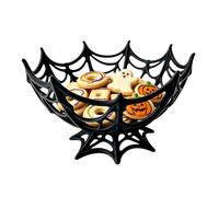 shjxi Halloween Candy Dish Spiderweb Trick or Treat Reusable Decor Dish | Kids Halloween Basket for Kids Boys Team Birthday Game School Season Holiday Home Party Classroom