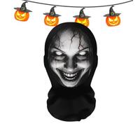 shjxi Halloween Mask for the Entire Face Stretchable Breathable | Halloween cosplay ghost full face mask for holidays, stage, role play, photography as well as a mas