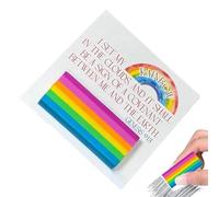 shjxi Inspirational Bible Eraser, Colorful Verse Stationery, Rainbow Classroom Supply, Cute Easter Basket Stuffers, Faith- School Prize Companion, Eraser Set for Kids, Students, Teachers, 6.5x6.5cm