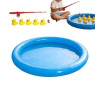 shjxi Kids Fishing Game - Duck Matching Game - Water Table Bathtub Toy,for Backyard Beach Park Kindergarten Daycare Preschool Playroom Outdoor Garden