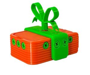 shjxi Present Box with Screws, Multipurpose 3D Printed Present Box Prank Screw, Unique Surprise Puzzle Boxes for Holiday Birthday