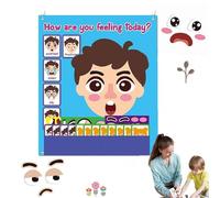 shjxi Social Emotional Making Faces Kit, Funny Faces Expression Change Toy, Expressive Faces Social Game, Fun Face Expression Game, Emotions Learning Toy for Kids