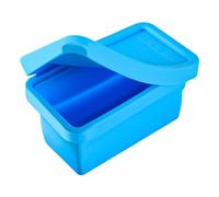 shjxi Soup Freezer Containers, Silicone Soup Cube Shapes Molds, Leakproof, Fast Freezing, Individual Household Food Storage, 13.2x7.5x6cm (5.2x2.9x2.3inch), 0.6L