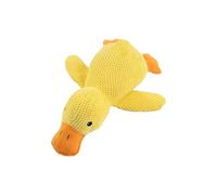 shjxi Squeaky Toys - Plush Duck for Dog Play, Interactive Chew Companion with Durable Bite Defiance, Funny Pet Toy for Indoor Outdoor Training Travel Exercise Picnic Home, 9.84 Inches