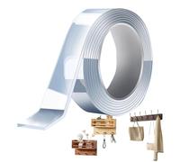 shjxi Two Sided Tape, Nanotechnology Transparent Sticky Roll Tape, Removable Mounting Tape, Waterproof and Cuttable for Walls, Tiles, Ceramics, and Wood