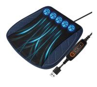 Shkalacar Car Seat Cushion Ventilated with USB Port, Cooling Car Seat Covers, Summer Breathable Seat Covers For Trucks, Car, Home and Office Chairs