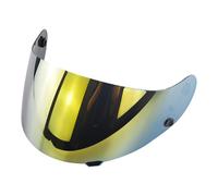 Shkalacar Helmet Lenses Compatible with HJC CL-16 CL-17 CL-ST CL-SP CS-R1 CS-R2 Series, Blocks Sun Rays, Wind, Scratches, Easy Install & Remove, Multiple Colors Available, Magnifying, (Gold)