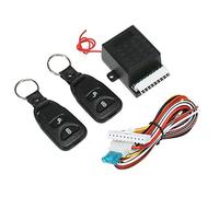 Shkalacar Keyless Entry Car Alarm System Auto Remote Central Locking Kit Door Lock with 2 Remote Control 12V