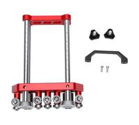 Shkalacar Sheet Metal Bending Tool, Dual Roller Metal Bender 0-180° for Roof Edge Gutter and Sheet Flanging, 0.5in Capacity Aluminum Alloy Frame Handheld