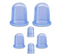 SHKIBY Silicone Cupping Therapy Sets (6-Pc Kit) - Included 2 Pcs Facial Suction Cups, Anti Cellulite Cup Massager - Vacuum Suction Cup for Cellulite Treatment - Amazing Cellulite Remover