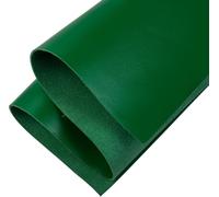 Shkira 12''X12'' Tooling Leather Square - 2.0MM Bright Green Sheets for Crafts - Leather Sheets for Crafts Tooling Sewing Hobby - Thick Cowhide Pieces - Fabric for Crafting