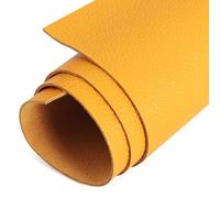 Shkira 12''X24'' 2.0MM Genuine Yellow Sheets for Craft - Natural Grain Cow - Tooling Leather Square - Texture Thick Genuine Top Full Grain Oil Tan - Thick Cowhide Leather