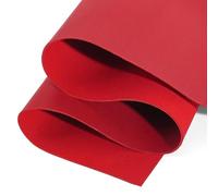 Shkira 12''X24'' Genuine Crimson Leather Sheets for Crafts - Square - 2.0MM Thick Genuine - Thick Cowhide Pieces Square - Leather Sheet for Christmas Arts and Crafts