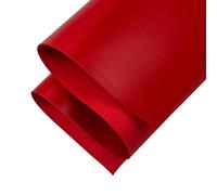 Shkira 12''X24'' Tooling Leather Square - 2.0MM Red Sheets for Crafts - Leather Sheets for Crafts Tooling Sewing Hobby - Thick Cowhide Pieces - Fabric for Crafting