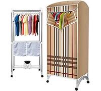 SHKUU Portable Clothes Dryer Electric Folding Drying Rack,2Tier Indoor Dry Hot Drying1010w Warm Air Drying Wardrobe Automatic Timer for Laundry Home & Dorms The New