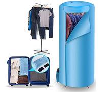 SHKUU Portable Clothes Dryer, Electric round Drying Racks,900w Folding Clothing Dryers Quick Dry with Heater,Warm Air Drying Wardrobe Digital Automatic Timer The New