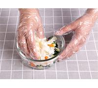 SHLA THE RIGHT CONNECTION [Pack of 1000 [Powder-Free] Disposable Plastic Gloves - Protect Your Skin from Oil and Dust - One Size Fits Most