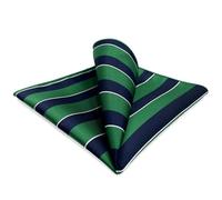 Shlax&Wing Stripes Necktie Mens Tie Blue Green Classic Extra Long 63" New