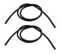 SHLPDFM 2 PCS/SET Black Colour Spark HT Ignition Cable 8mm Copper Core 1 Meter ignition coil Lead HT Wire