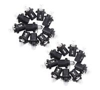 SHLPDFM 20 PCS/SET Black Dashboard Panel Light Bulbs Holder 286T T5 12V 1.2W B8.5D Automotive PCB Instrument