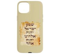 Shma Prayer in Hebrew Text Case for iPhone 15 Plus