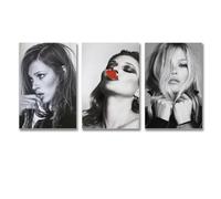 Shmaicheho 3 PCS Kate Moss Vintage Wall Art Canvas Posters Room Decorative Aesthetic Poster Print Decor 12x18inch(30x45cm)-3pcs Style-5