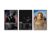 Shmaicheho 3 PCS Travis Poster Scott Rapper Singer Utopia Album Cover Wall Art Canvas Room Decorative Aesthetic Poster Print Decor 08x12inch(20x30cm)-3pcs Style-1