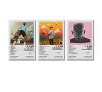 Shmaicheho 3 PCS Tyler Poster The Creator Music Album Poster Wall Art Canvas Posters Room Decorative Aesthetic Poster Print Decor Posters 16x24inch(40x60cm)-3pcs Style-7