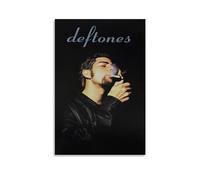 Shmaicheho Deftones Poster Rock Band Vintage Canvas Poster Wall Art Decor Living Room Bedroom Decoration Posters 16x24inch(40x60cm) Unframe-style