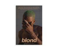 Shmaicheho Frank Poster Ocean Music Album Vintage Blond Canvas Poster Wall Art Decor Living Room Bedroom Decoration Posters 12x18inch(30x45cm) Unframe-style