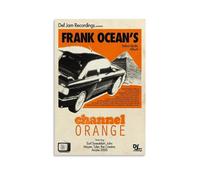 Shmaicheho Frank Poster Ocean Music Channel Orange Canvas Poster Wall Art Decor Living Room Bedroom Decoration Posters 12x18inch(30x45cm) Unframe-style