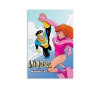 Shmaicheho Invincible Poster Comic Tv Series Vintage Posters for Room Aesthetic Canvas Wall Art Bedroom Decor12x18inch(30x45cm)