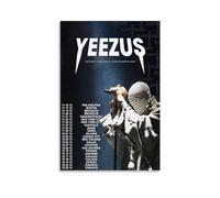 Shmaicheho Kanye Poster West Kendrick Music Lamar Canvas Poster Wall Art Decor Living Room Bedroom Decoration Posters 12x18inch(30x45cm) Unframe-style