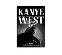 Shmaicheho Kanye Poster West Music Vintage Canvas Poster Wall Art Decor Living Room Bedroom Decoration Posters 16x24inch(40x60cm) Unframe-style