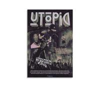 Shmaicheho Travis Poster Scott Rapper Music Vintage Utopia Canvas Poster Wall Art Decor Living Room Bedroom Decoration Posters 12x18inch(30x45cm) Unframe-style