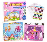 Shmily Reusable Sticker Books for Toddlers & Kids Ages 3-5: Toy for 3 4 5 Year Old Girls Boys, Birthday Gift for Kids Age 4 5 6, Arts & Crafts for Girl