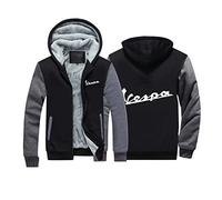 SHMIZZ Mens Casual HoodiesFleece Zip Jackets Tops Winter Warm Thick Hooed Pullover Sweatshirts Coats for Men Youth Cardigan Hoody-C||L