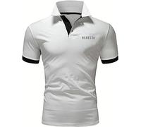 SHMIZZ Men's Polo T-Shirts Short Sleeves for beretta Print Summer Pullover Casual T Shirts Golf Tennis Sport Polo Tee Top Clothes - Teen Gift-B||M