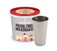 Shmoo Raspberry & White Chocolate Milkshake Thick Shake Mix 1.8KG Tub & Stainless Steel Mixing Beaker