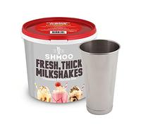 Shmoo Strawberry Milkshake Thick Shake Mix 1.8KG Tub & Stainless Steel Mixing Beaker